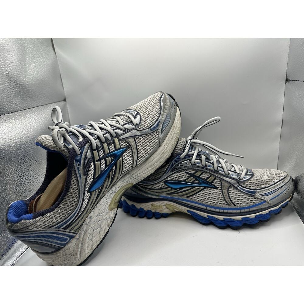 Brooks Trance 11 Mens Size 10 Running Shoes Blue Silver Athletic Sneakers - Picture 7 of 7